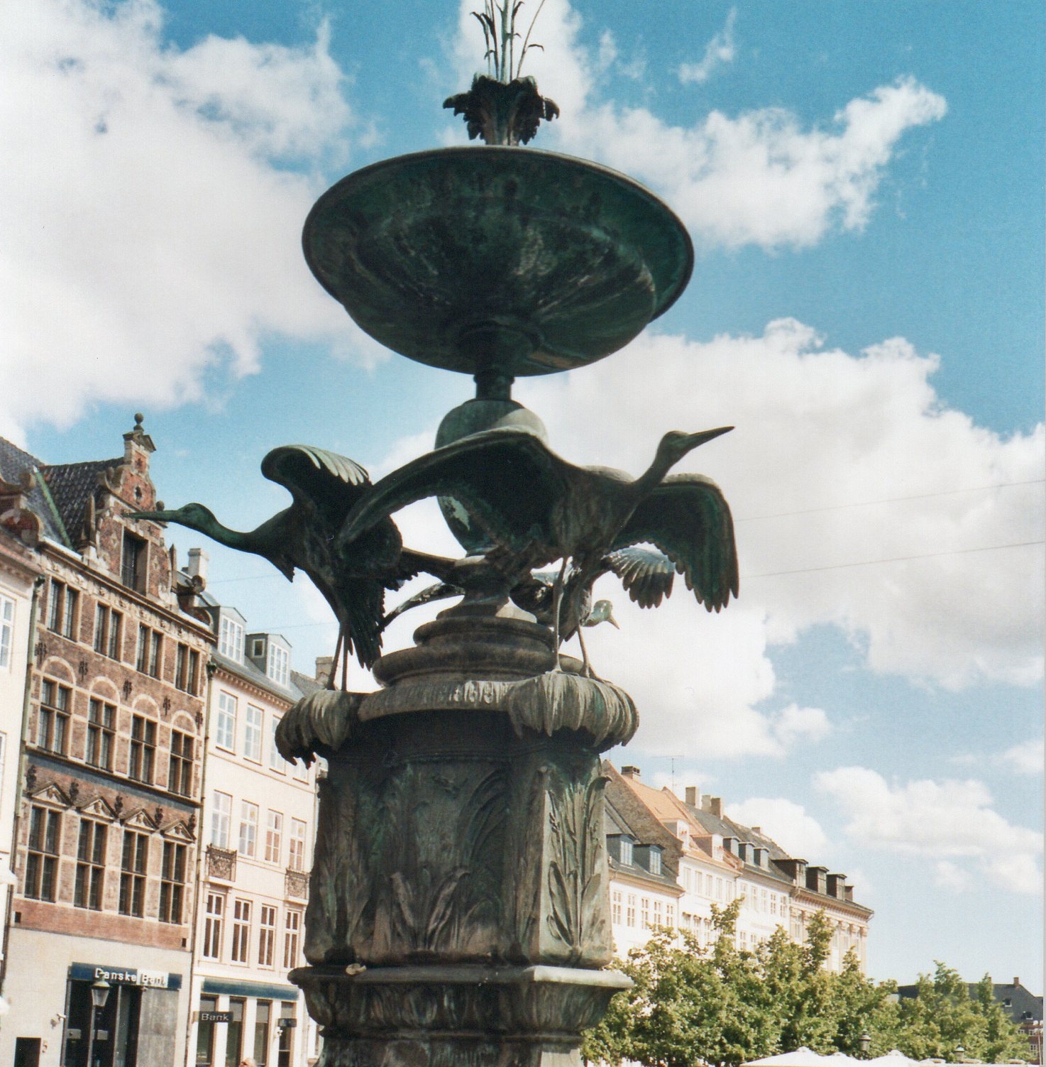 Copenhagen fontana cicogne