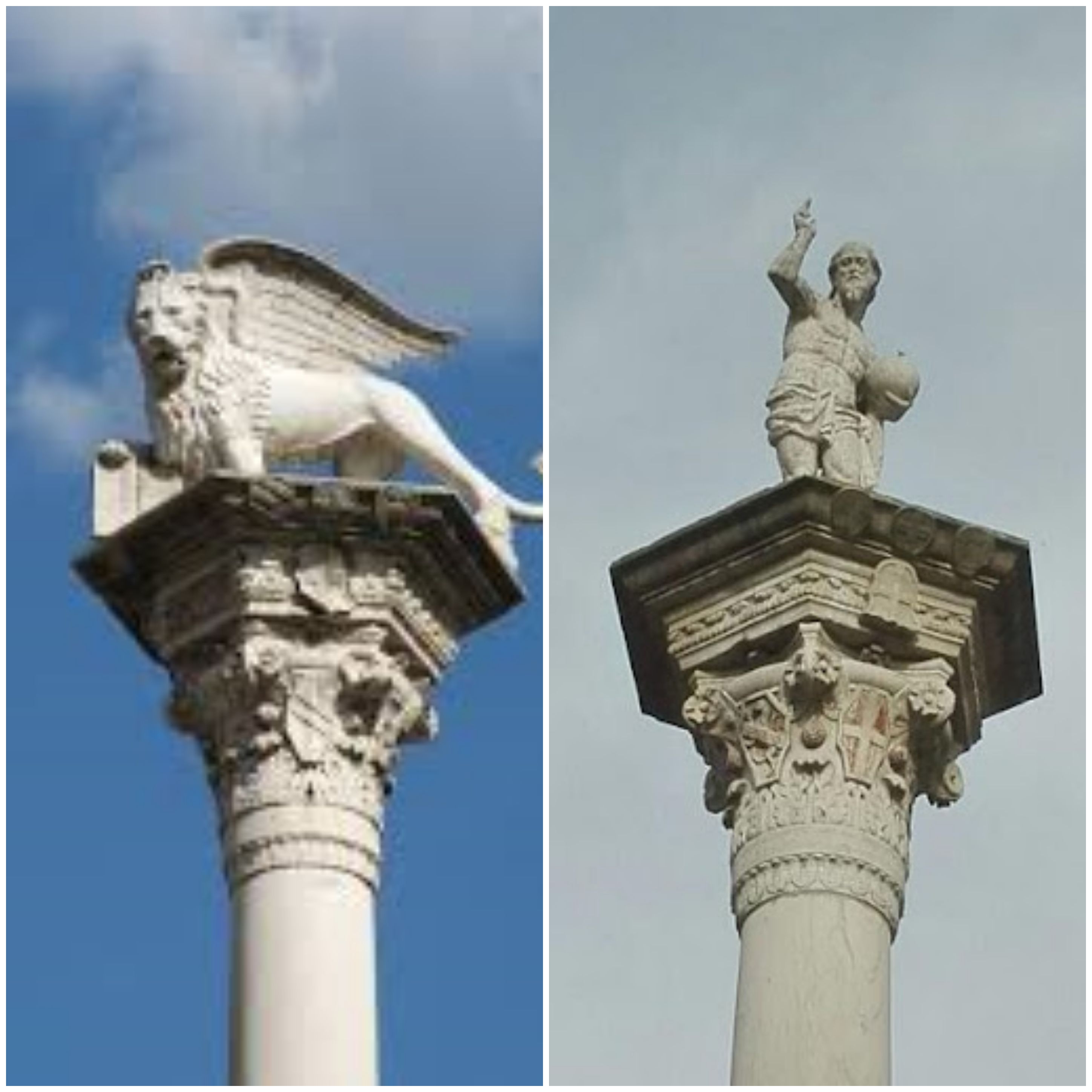 Vicenza, Piazza Signori colonne