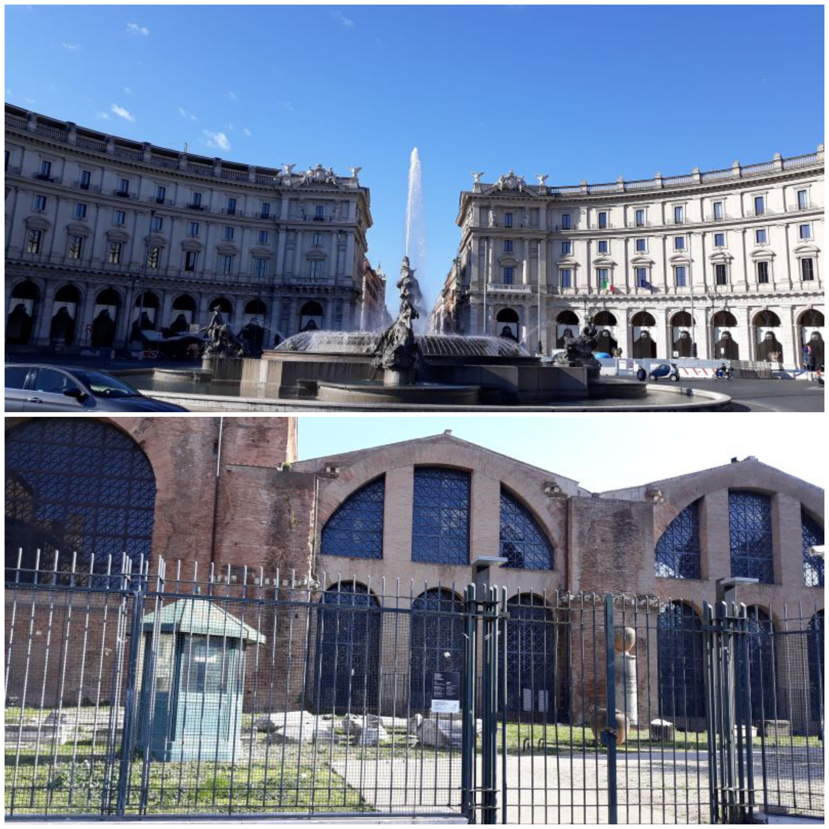Roma piazza Repubblica, terme Diocleziano
